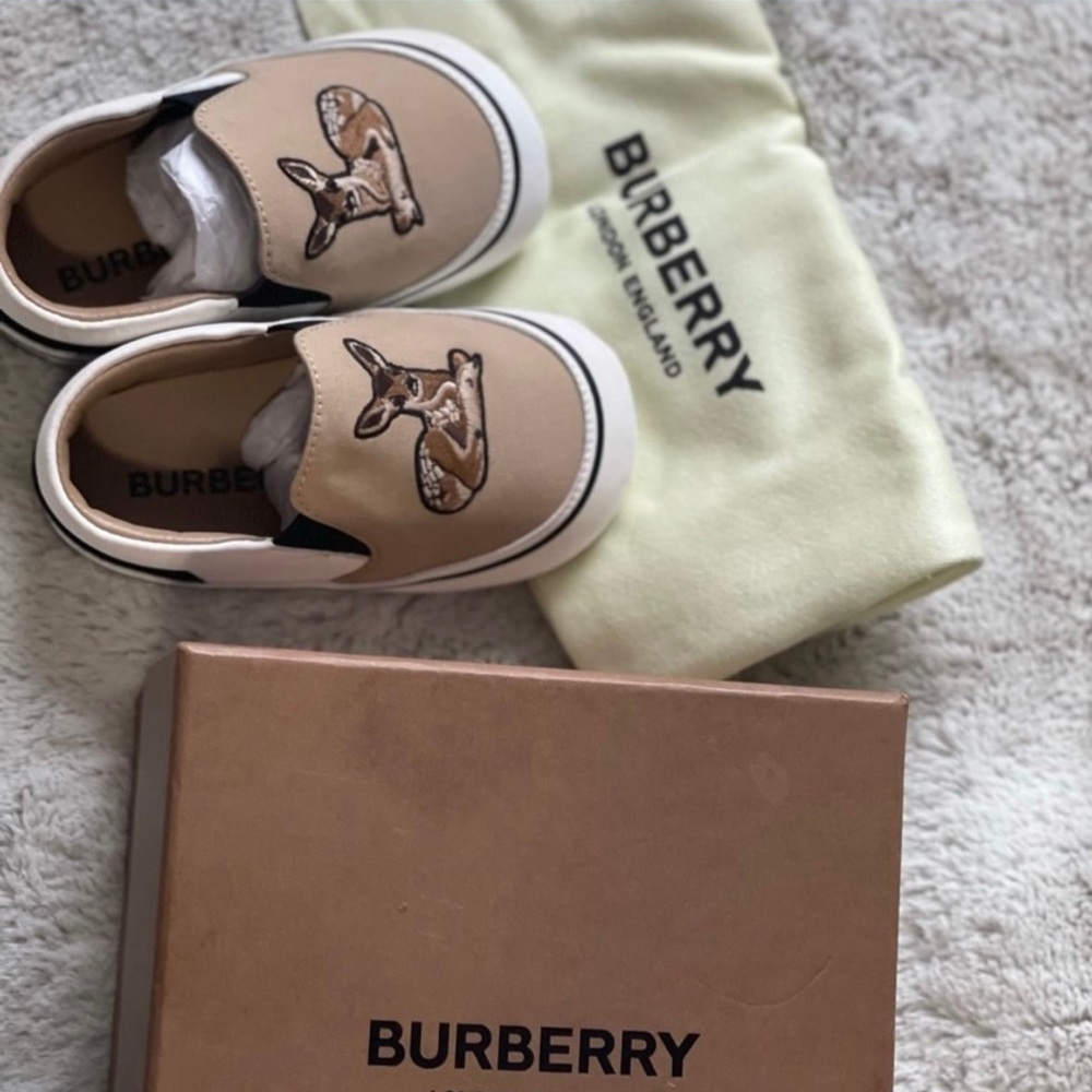 Burberry Baby Collins Deer Shoes